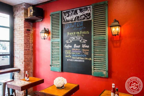 Decor at The Gumbo Bros in Brooklyn