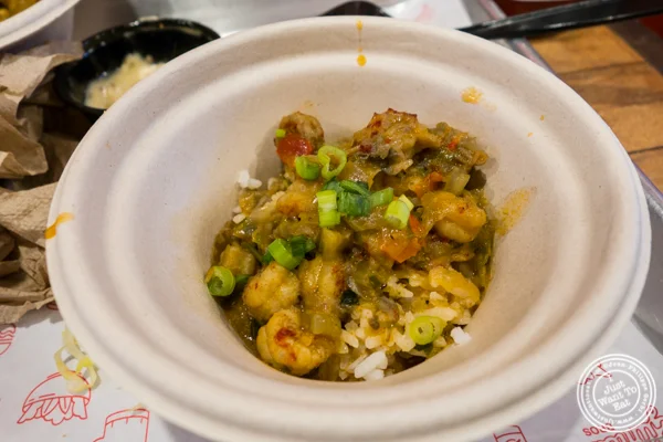 Crawfish étouffée at The Gumbo Bros in Brooklyn
