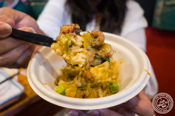 Crawfish étouffée at The Gumbo Bros in Brooklyn