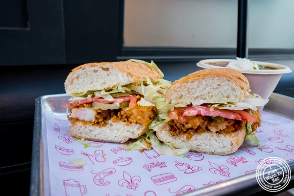 Shrimp Po'Boy at The Gumbo Bros in Brooklyn