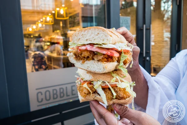 Shrimp Po'Boy at The Gumbo Bros in Brooklyn