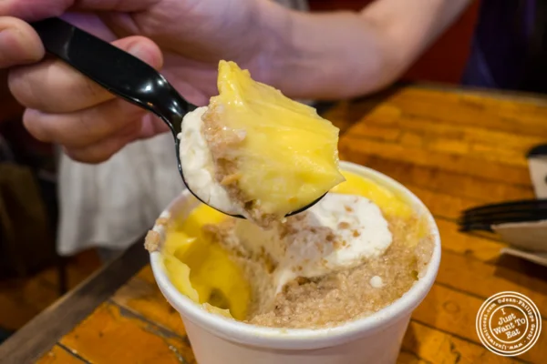 Banana pudding at The Gumbo Bros in Brooklyn