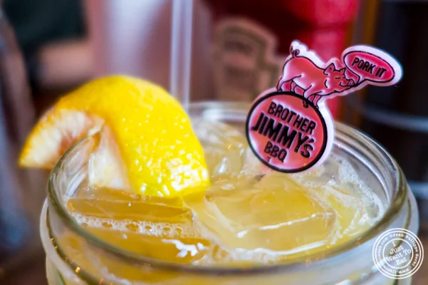 Honey Badger cocktail at Brother Jimmy's BBQ in NYC
