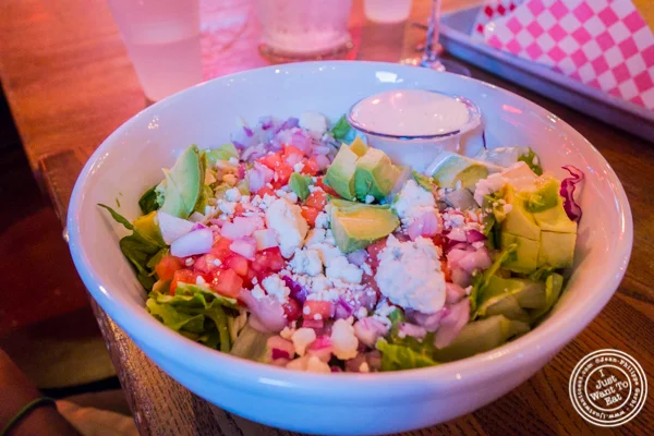 Cobb salad at Brother Jimmy's BBQ in NYC
