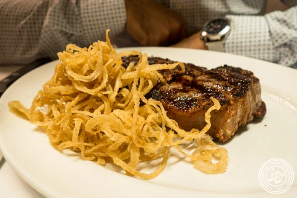 NY Strip at Michael Jordan's Steakhouse in Grand Central Terminal