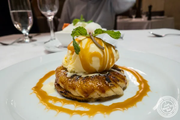 Banana tart at Michael Jordan's Steakhouse in Grand Central Terminal
