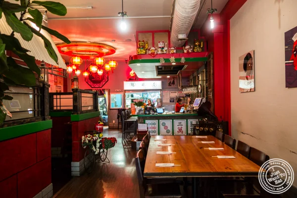 Dining room at The Chinese Club in Williamsburg, Brooklyn