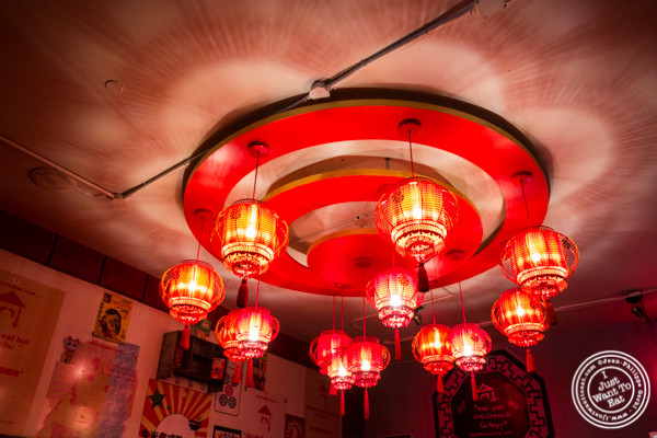 Chandelier at The Chinese Club in Williamsburg, Brooklyn