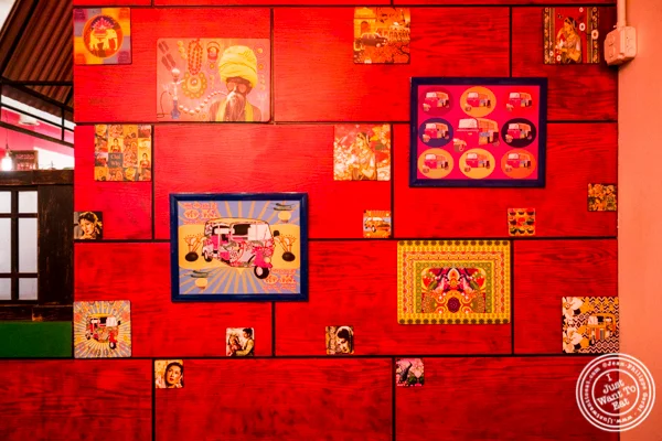 Drawings at The Chinese Club in Williamsburg, Brooklyn