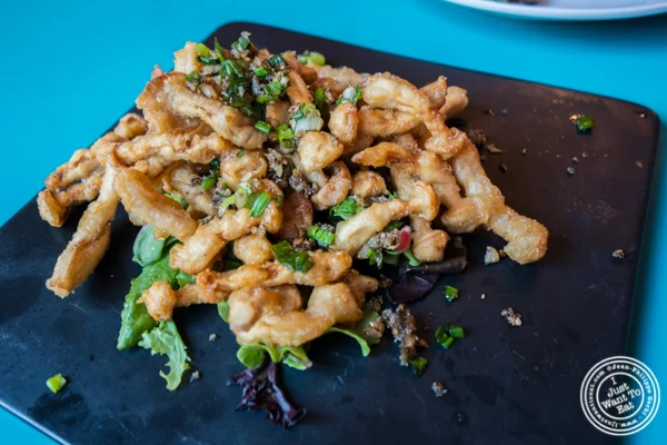 Salt and pepper mushrooms at The Chinese Club in Williamsburg, Brooklyn