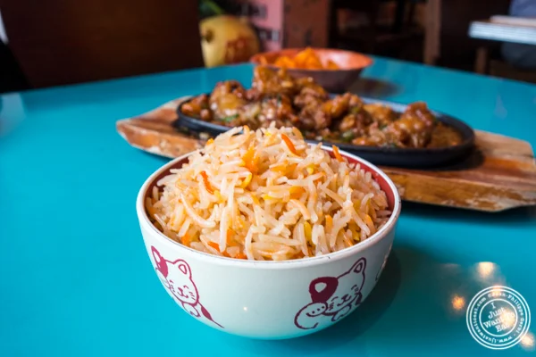 Biryani rice at The Chinese Club in Williamsburg, Brooklyn