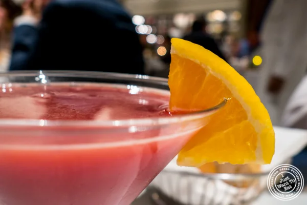 Scarlett O cocktail at Estiatorio Milos in Midtown Manhattan