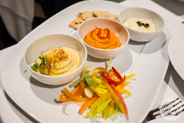 Mezze platter at Estiatorio Milos in Midtown Manhattan