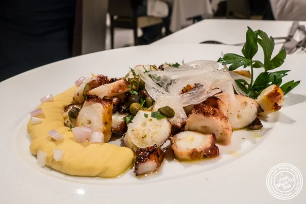 Grilled octopus at Estiatorio Milos in Midtown Manhattan