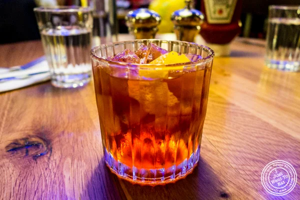 The Boulevardier at Burger and Lobster in Times Square