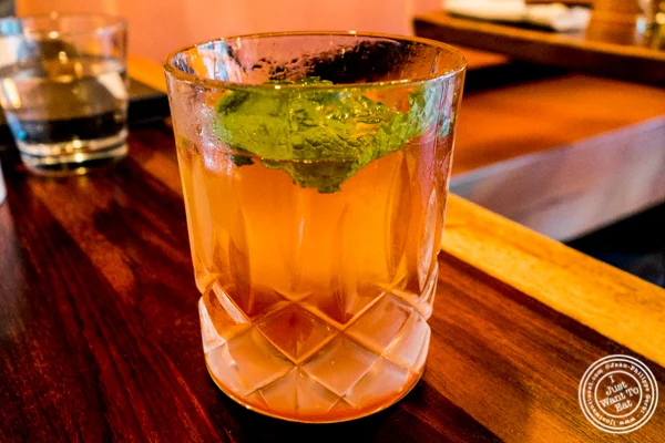 Japanese Old Fashioned at Amami in Greenpoint, Brooklyn 