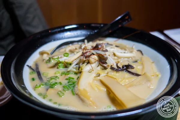 Vegetarian ramen at Amami in Greenpoint, Brooklyn 