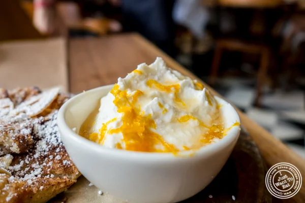 Ricotta and honey at L'Amico in Chelsea, NYC, NY