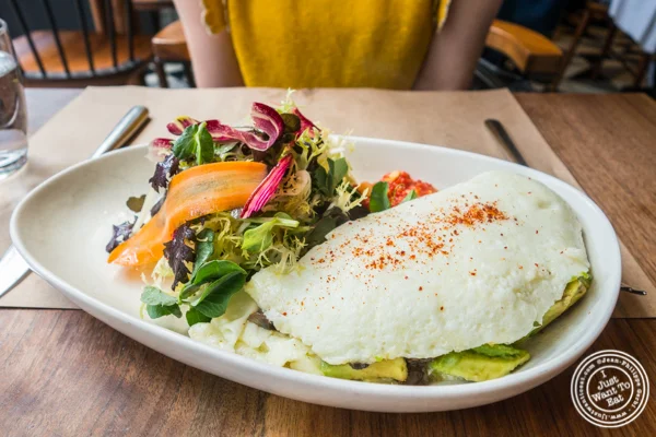 Farmer's omelette at L'Amico in Chelsea, NYC, NY
