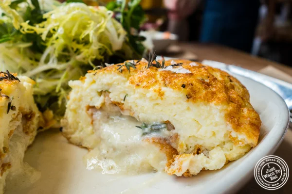 Omelette soufflé at L'Amico in Chelsea, NYC, NY