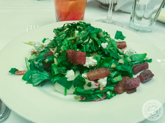 Shaved Brussels Sprouts salad at The Capital Grille in NYC, NY