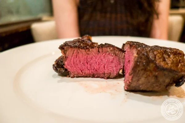 Filet mignon at Statler Grill in NYC, NY