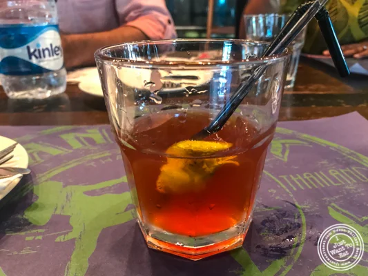 Old fashioned at Soi 7 Pub & Brewery at The Cyber Hub in Gurgaon, India