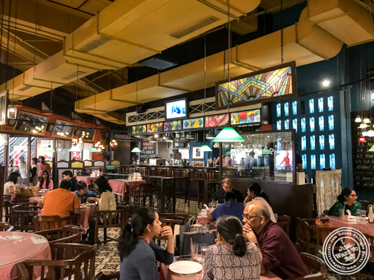 Dining room at Soda Bottle Opener Wala in Noida, India
