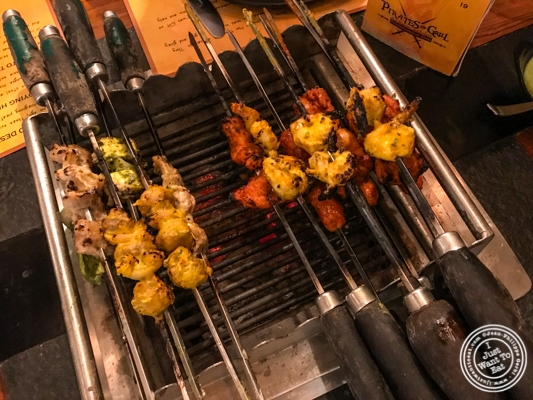 Kebabs at Pirates of Grill at The Mall of India, Noida