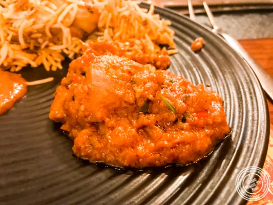 Butter chicken at Pirates of Grill at The Mall of India, Noida