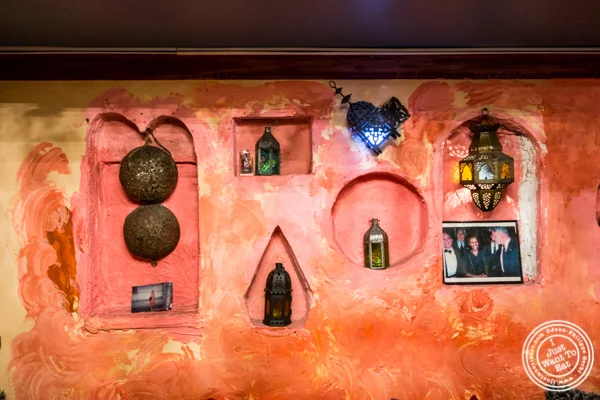 Decor at Tagine in NYC, NY