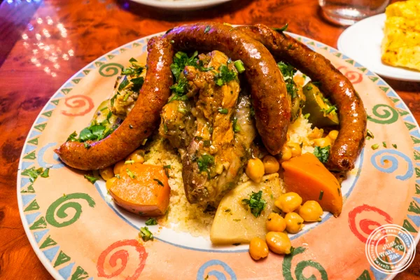 Couscous royal at Tagine in NYC, NY