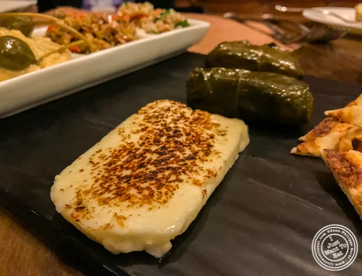 Grilled haloumi cheese at Bistro 72 in Riverhead, Long Island