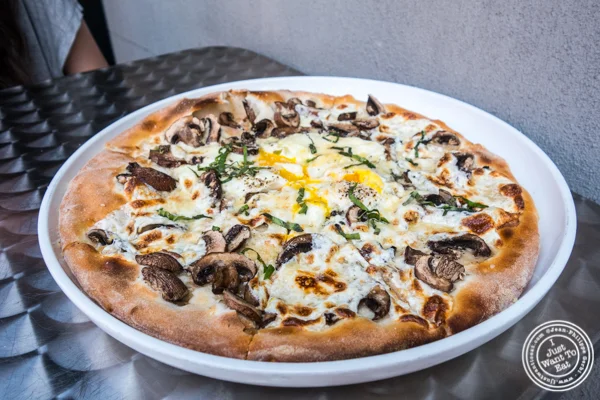 Pizza Tartuffe e Ueva at Otto Strada in Hoboken, NJ