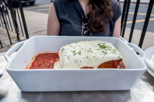 Melanzane alla parmigiana at Otto Strada in Hoboken, NJ