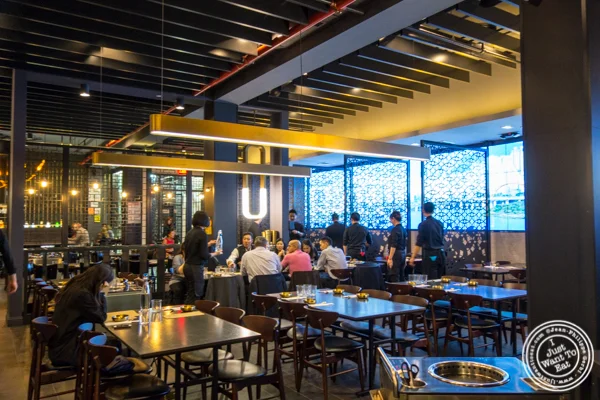 Dining room at Dons Bogam Black in NYC, NY