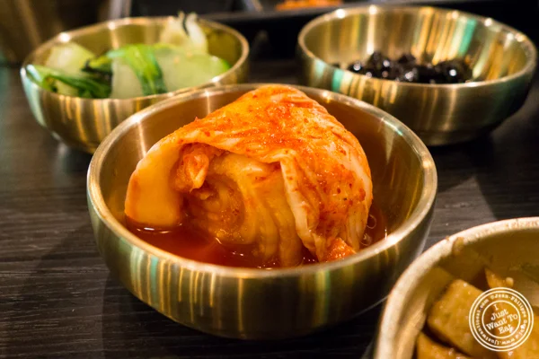 Kimchi at Dons Bogam Black in NYC, NY