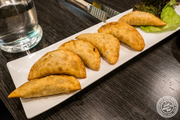 Fried dumplings at Dons Bogam Black in NYC, NY