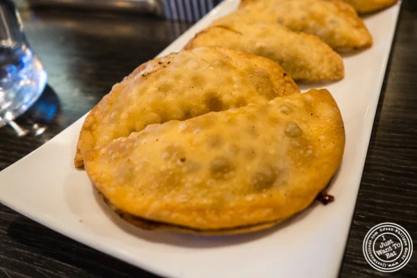 Fried dumplings at Dons Bogam Black in NYC, NY