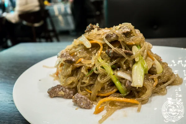 Japchae at Dons Bogam Black in NYC, NY