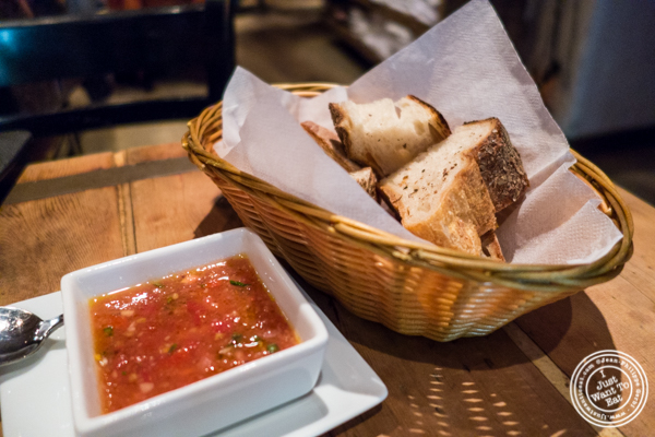 Bread at Bocca di Bacco in Hell's Kitchen