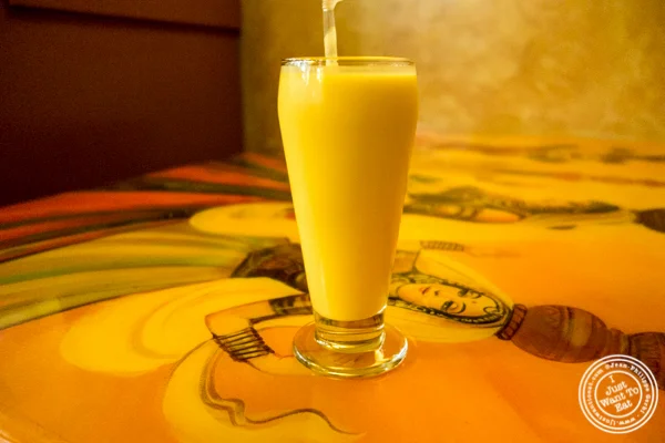 Mango lassi at Vatan in Murray Hill, NYC, NY