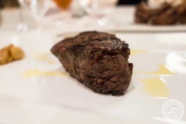 Filet mignon at Davio's Italian Steakhouse in NYC, NY