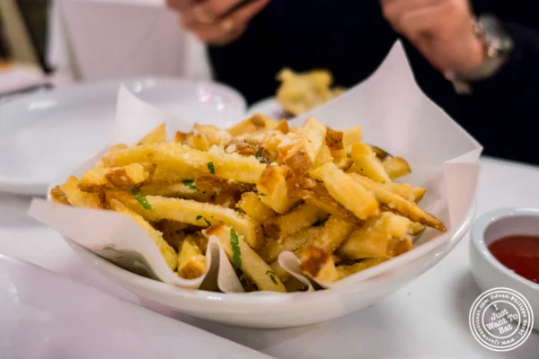 Truffle fries at Davio's Italian Steakhouse in NYC, NY