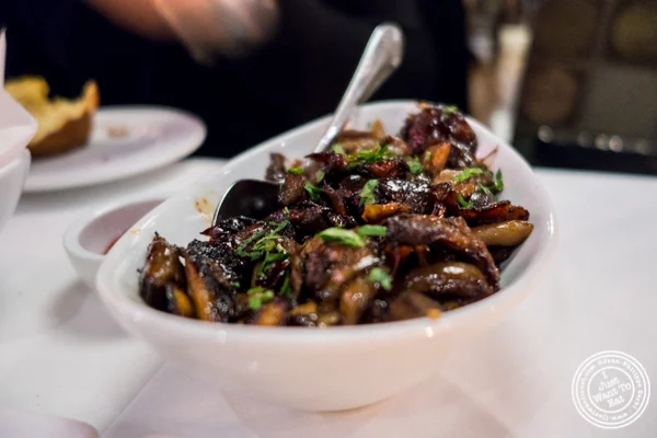 Mushrooms at Davio's Italian Steakhouse in NYC, NY 