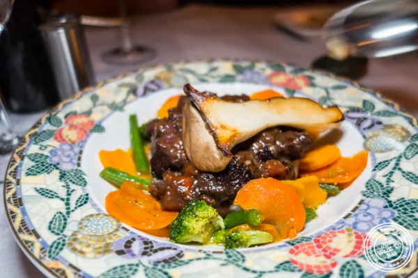 Boeuf Bourguignon at Paname, French restaurant, in NYC, NY