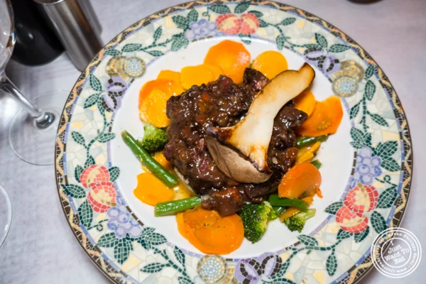 Boeuf Bourguignon at Paname, French restaurant, in NYC, NY