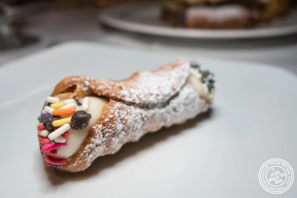 Cannoli at Lincoln Square Steakhouse on the Upper West Side, NYC