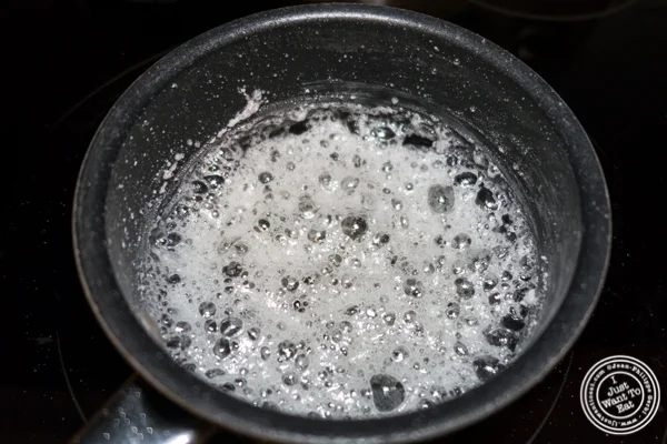 Prepare a sugar syrup