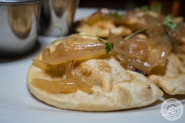 Pierogis at Hudson Hall in Jersey City, NJ